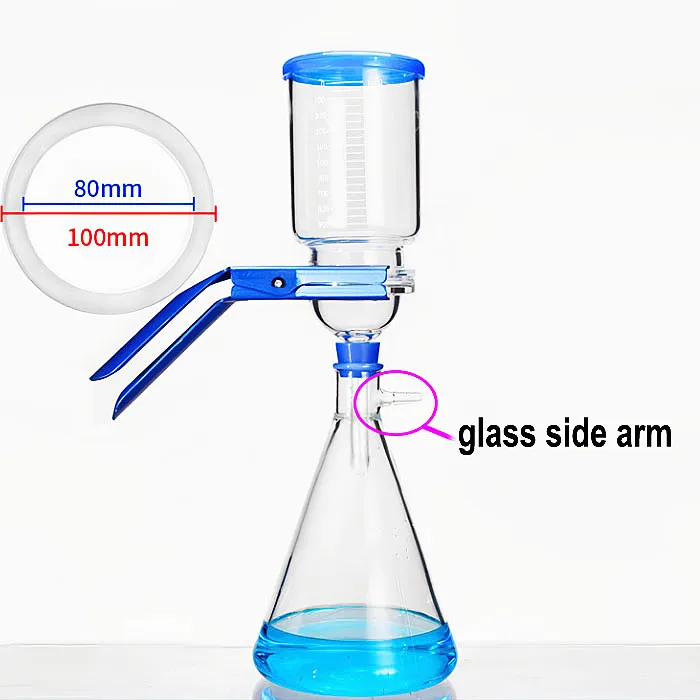 Tiandi Lab Glass Vacuum Solvent Filtration Apparatus With 3000ml Filter ...
