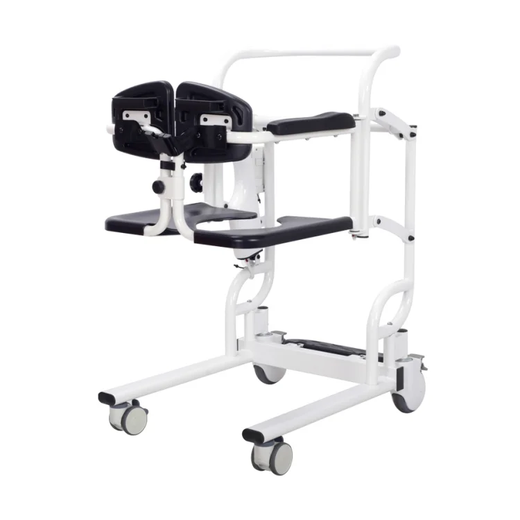 リフト式移乗椅子 家庭用 手動移乗リフター 回転ハンドルと180°分割