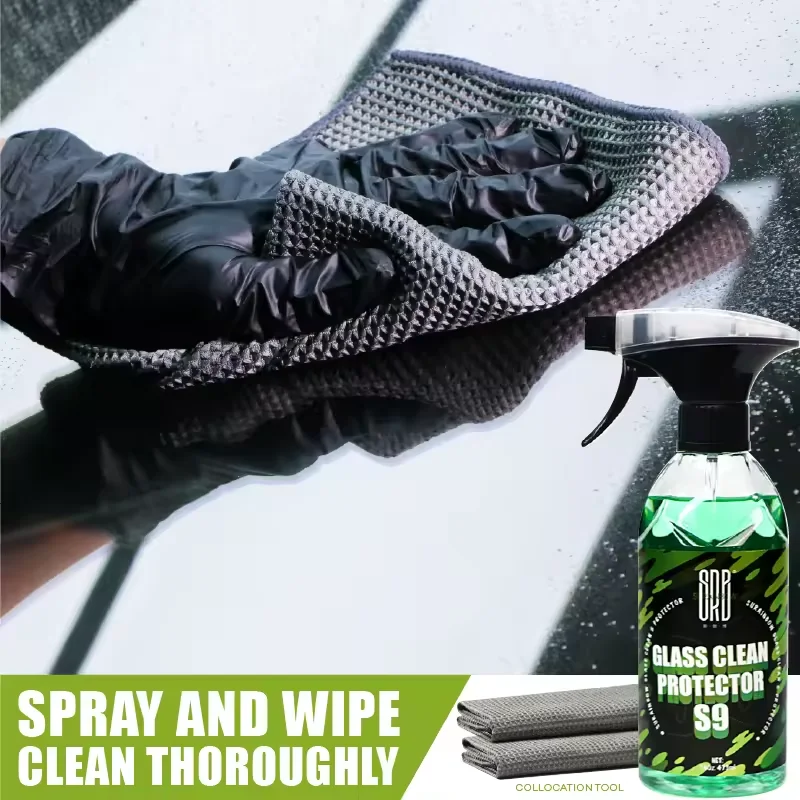 Surainbow S9 Glass Treatment and Cleaner Car Glass Cleaner Spray Glass and Window Cleaner Spray Bottle