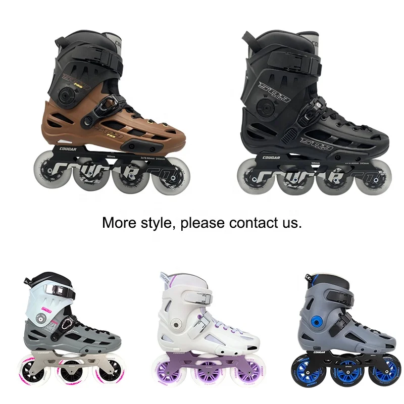 MZS509A インラインローラースケート – CNCアルミシャーシとABEC-7