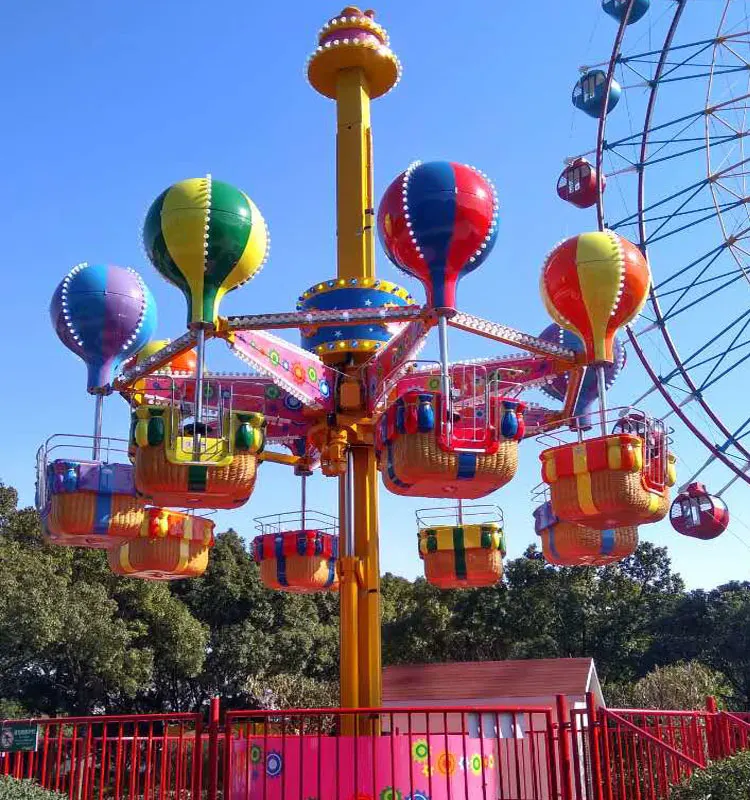 Fairground Attraction Rotating Samba Balloon Tower Ride Amusement Parks ...
