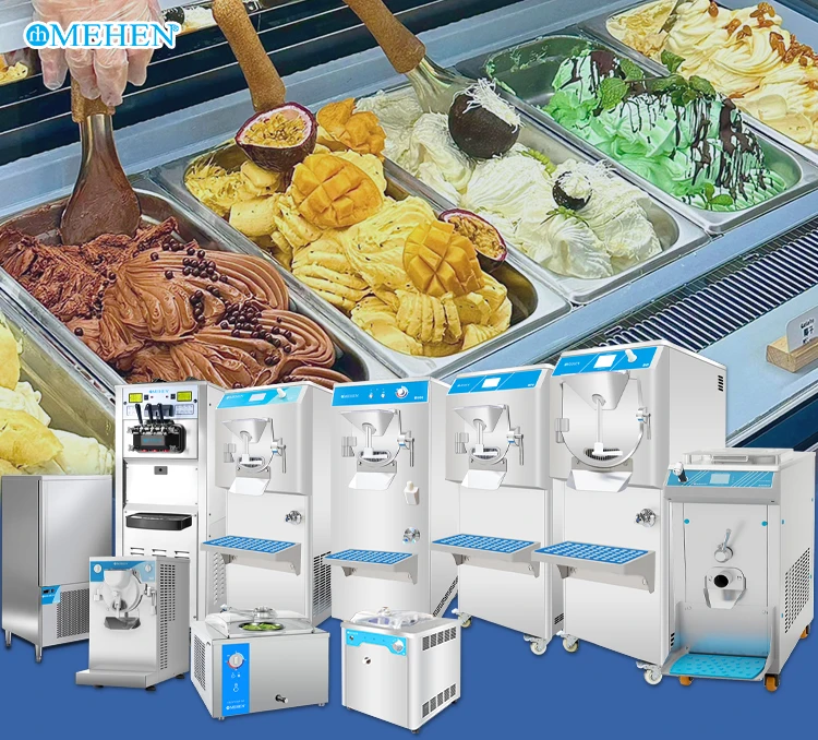 Mehen M1 Stainless Steel Italian Hard Ice Cream Machine Batch Freezer Gelato Machine Buy