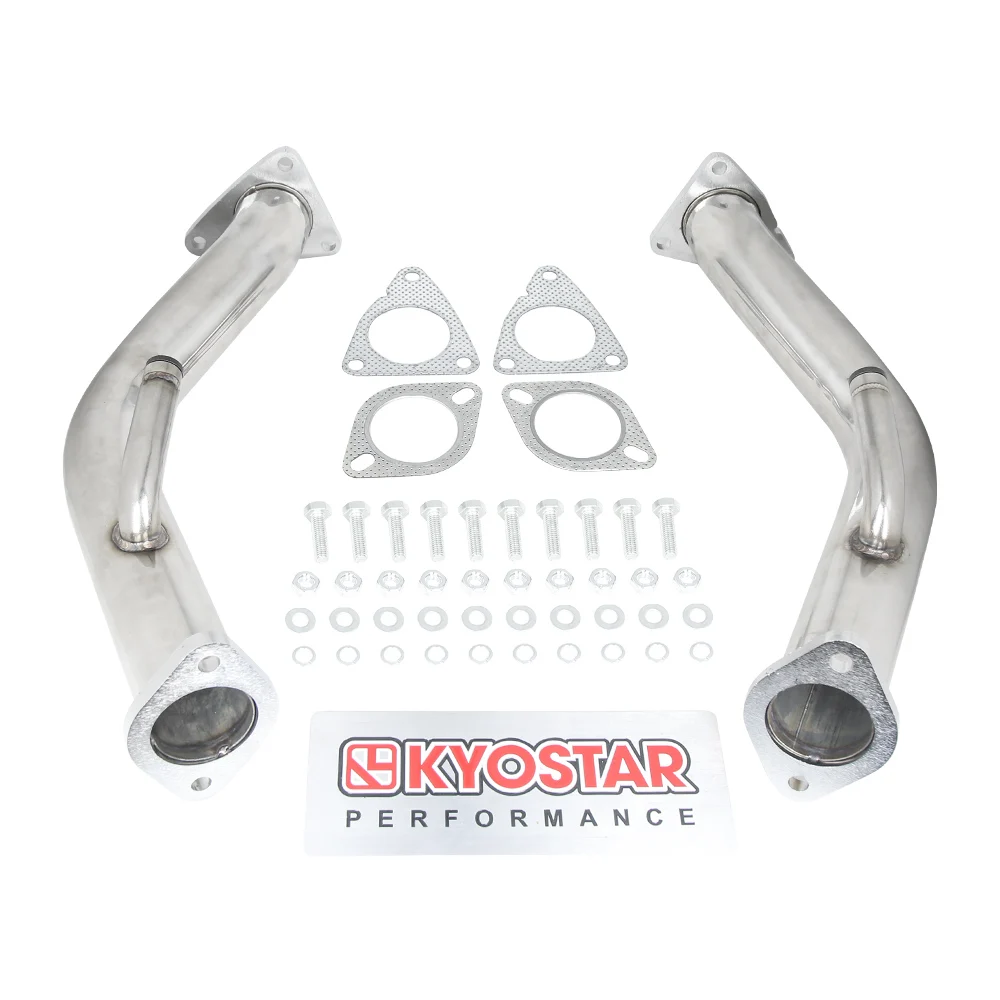 Kyostar Stainless Steels Midpipe Catted Exhaust Downpipe For Nissan 370Z Infiniti G37 Q50 Q60 3.7L