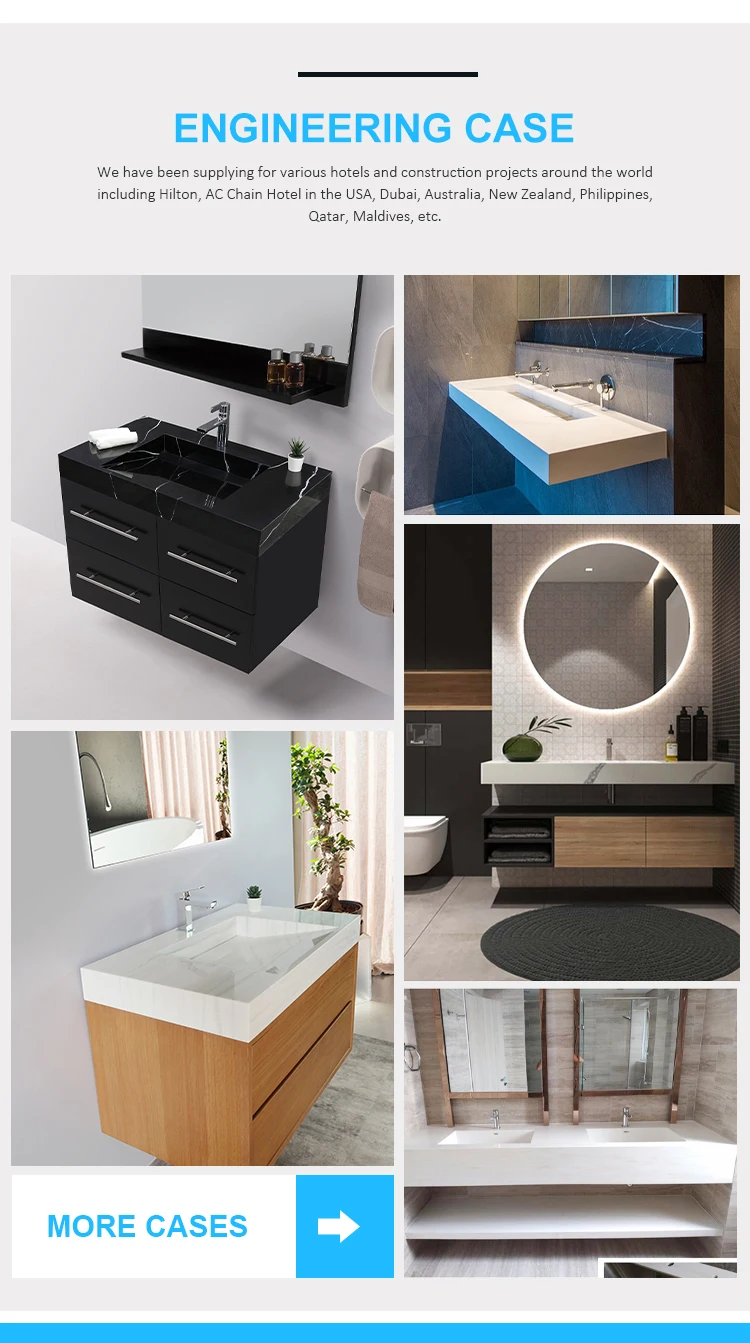 Solid Surface Wash Basin Vanity Top Bathroom Basin Sink 30 Inch 36 Inch