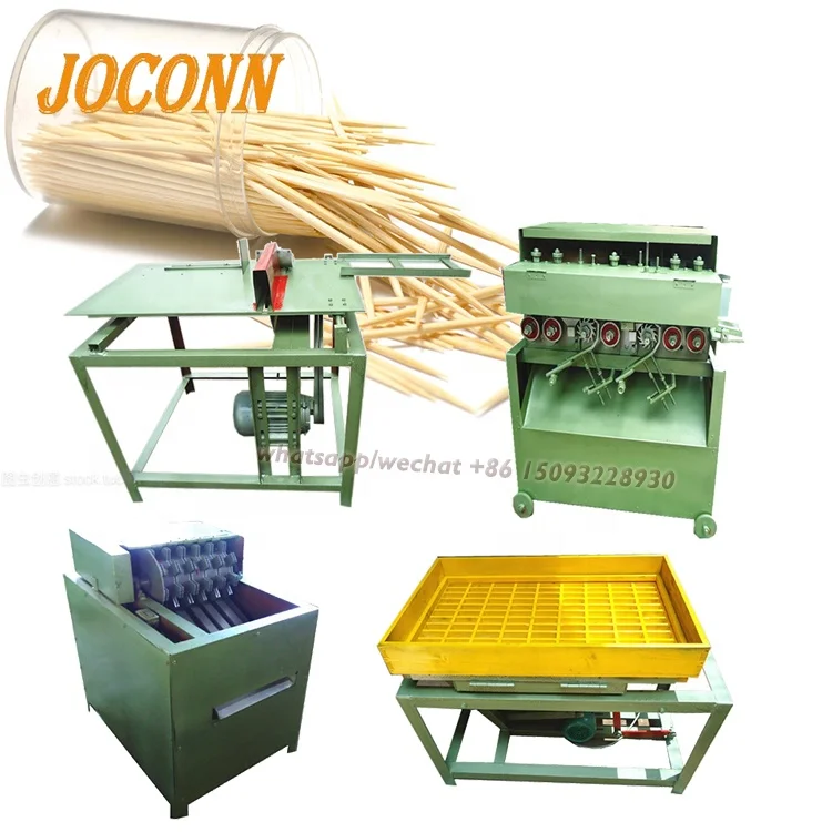 Automatic Wooden Toothpick Making Machine Bamboo Wood Tooth Pick Stick Toothpick Making Maker Machine