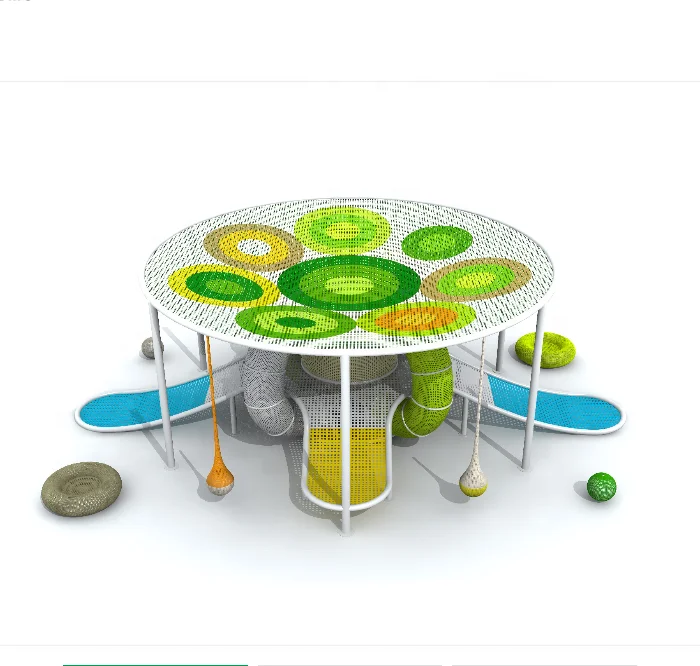 Eibele Commercial Large Rainbow Net Playground - Fun & Safety