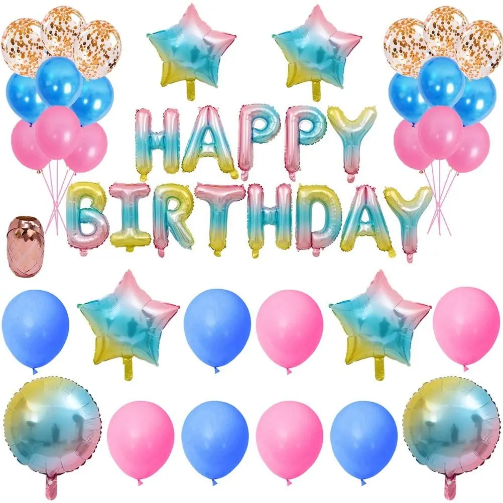 Happy Birthday Balloons Decorations Rainbow Self Inflating Happy Birthday Balloons Happy Birthday Banners Party Supplies W0367 Buy Party Supplies Balloons Party Supplies Decorations Product On Alibaba Com