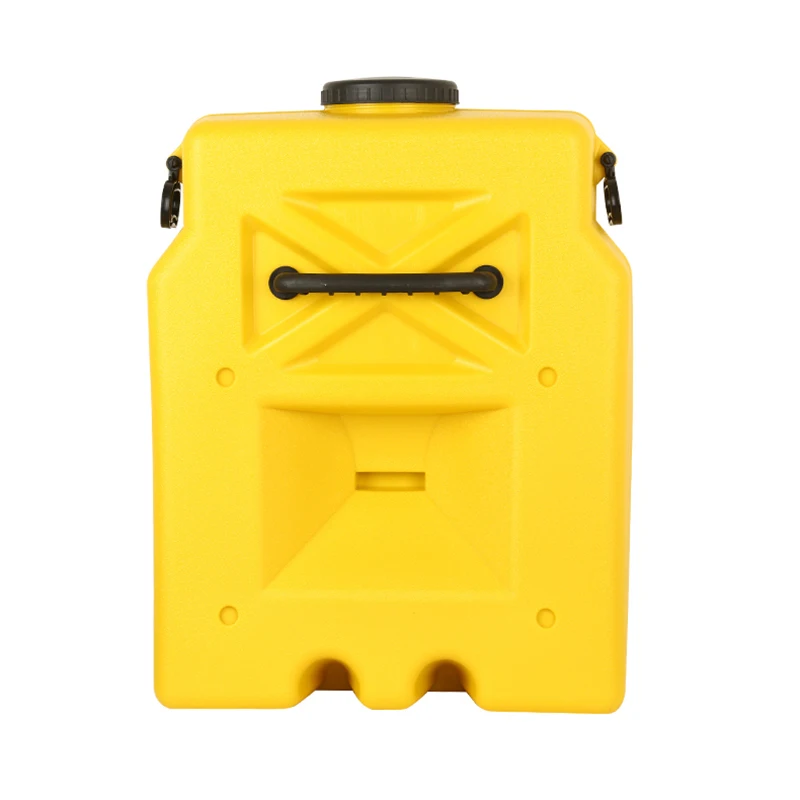 High quality yellow portable eye washer 53L portable emergency eyewash station kits trolly eyewash
