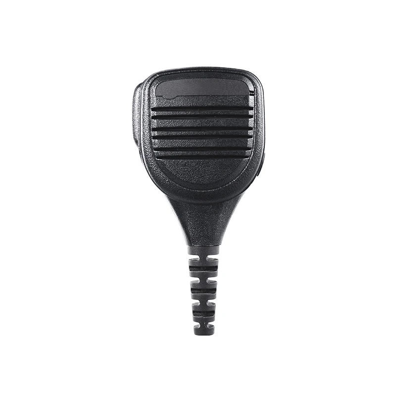 Микрофон для портативной рации с вращающимся металлическим