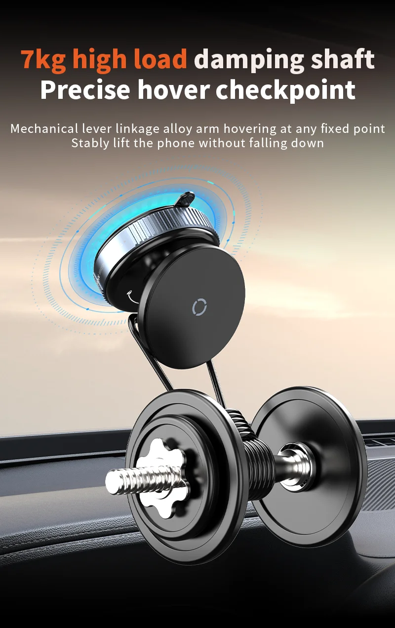 Boneruy X97 Universal Sucker Car Phone Holder - 360° Adjustable