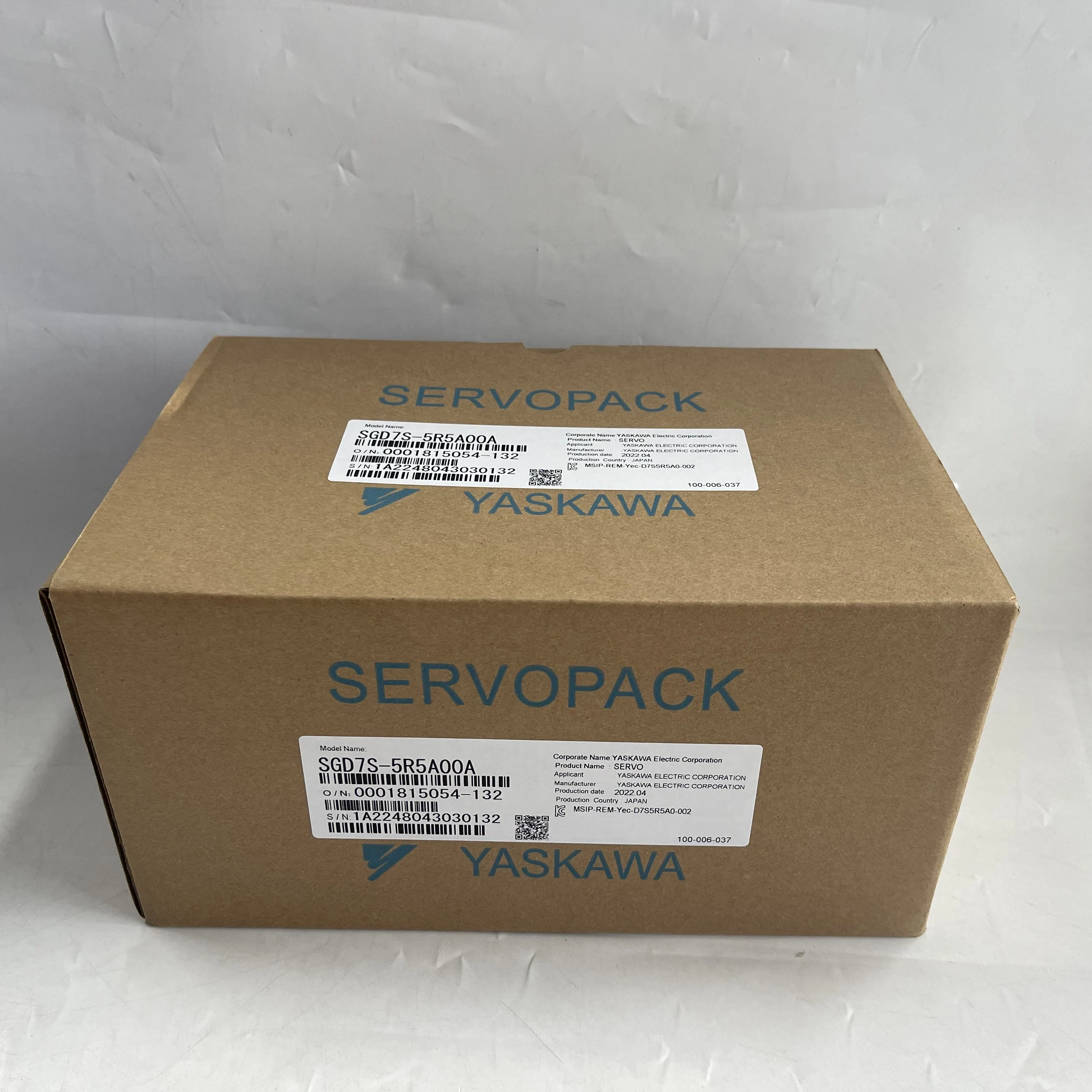 Yaskawa Servopack SGD7S-5R5A00A Yaskawa Servopack SGD7S-5R5A00A