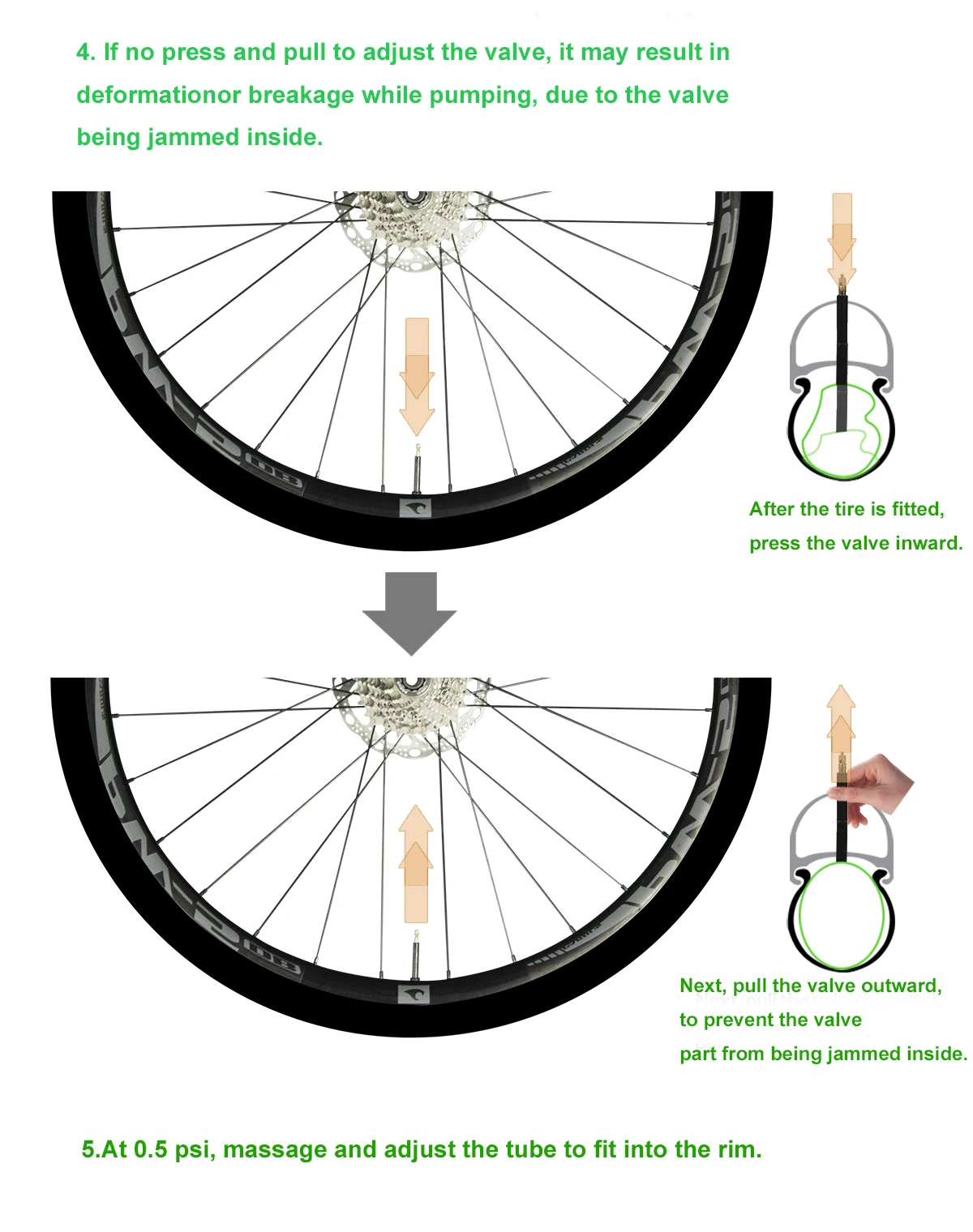 Bike Tubes Apply To 700x18/23/25/28/30/32c Lightweight Road Bike Inner