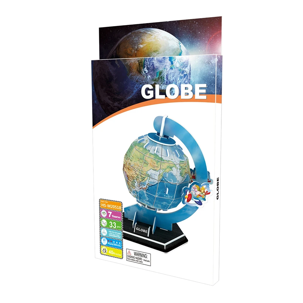 3D Paper Globe - Educational Fun for Kids & DIY Enthusiasts
