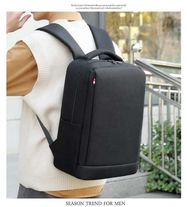 Unisex Fashionable Large Capacity Casual Backpack Waterproof USB Oxford Material Polyester Zipper School Work