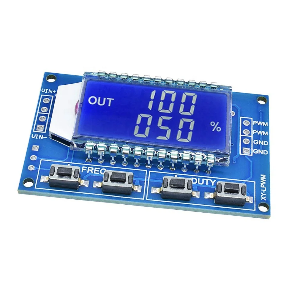 PWM DC 3.3-30V Motor Speed Controller Adjustable LED Dimmer Pulse Frequency RH 