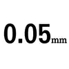 0.05mm
