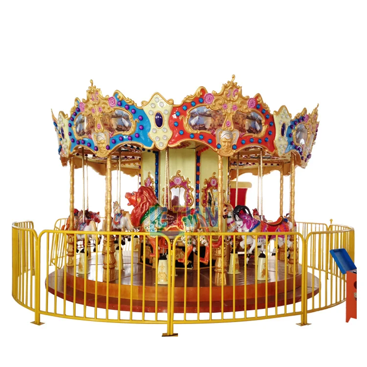 Детская игровая зона веселый круг Семейные аттракционы развлекательный парк 12 мест карусель лошади оборудование для игровой