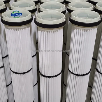 Polyester Cylindrical Dust Filter Cartridge Industrial Silo Filter Cement Silo Air Filter Cartridge for Dust Collector