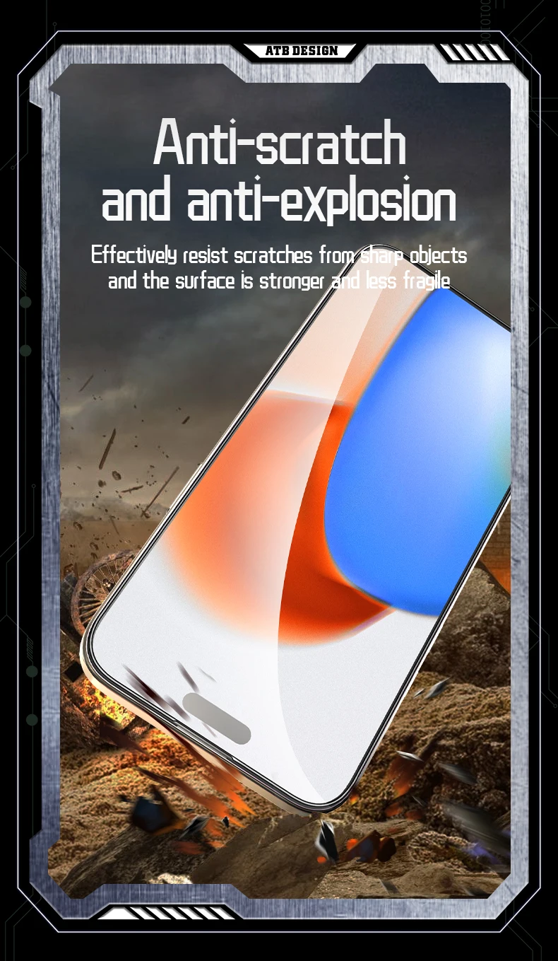 Atb Antifingerprint Ultrathin Tempered Glass Screen Protector With