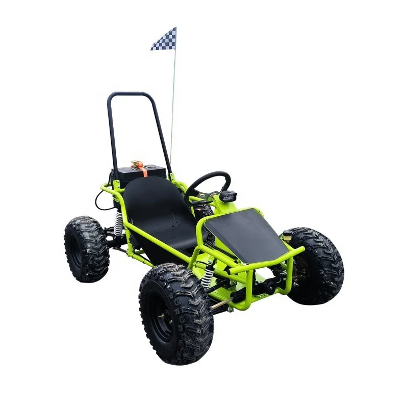 Electric Snow Buggy 48V Double Engine Go Kart 1000W Shaft and Motor Drive Chain Drive Mode