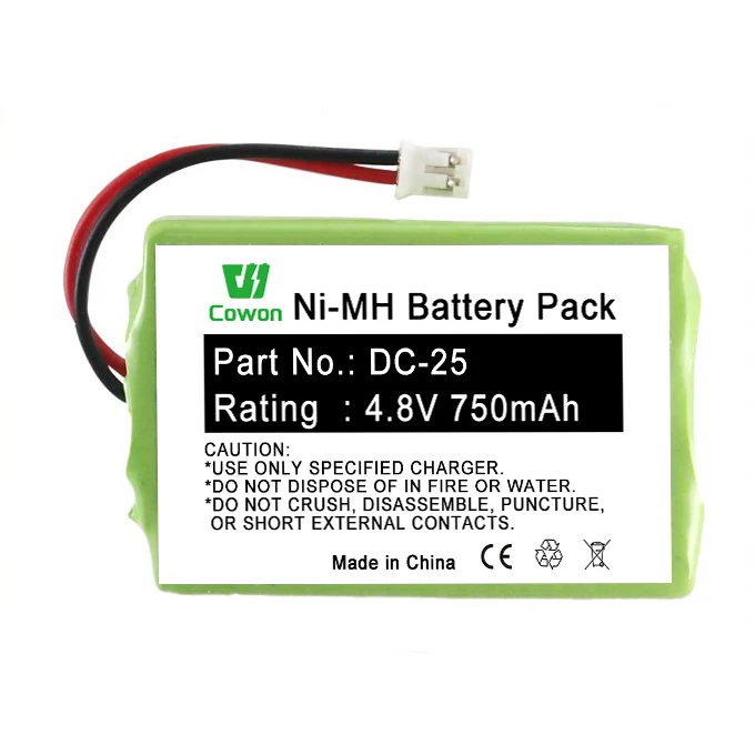  4.8V 750mAh Transmitter SR200-I SR200-IM SR-200IB NiMH Battery Pack DC-25 Battery for Sport