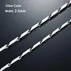 Width 2.5mm Silver