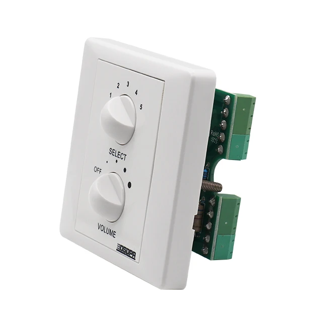 6W 30W 60W 120W 200W PA Audio System Speaker Volume Controller Switch Wall Mount