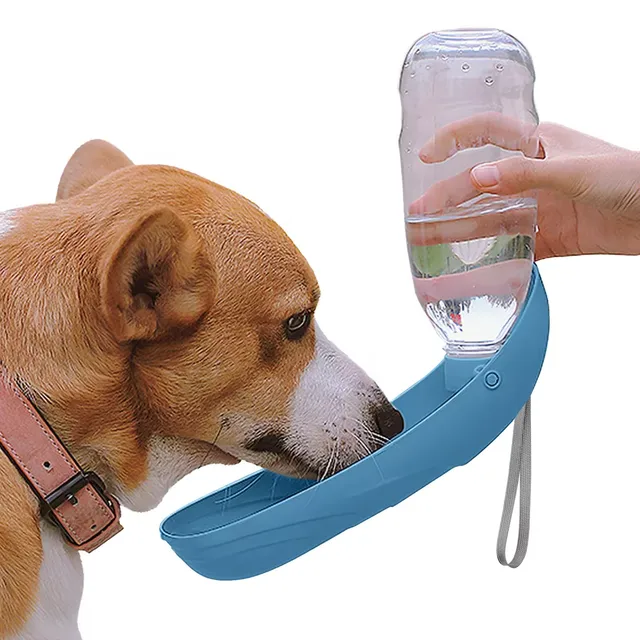 Uniperor Dog Water Bottle Portable Travel Pet Water Dispenser for Walking Hiking Outdoor Activities