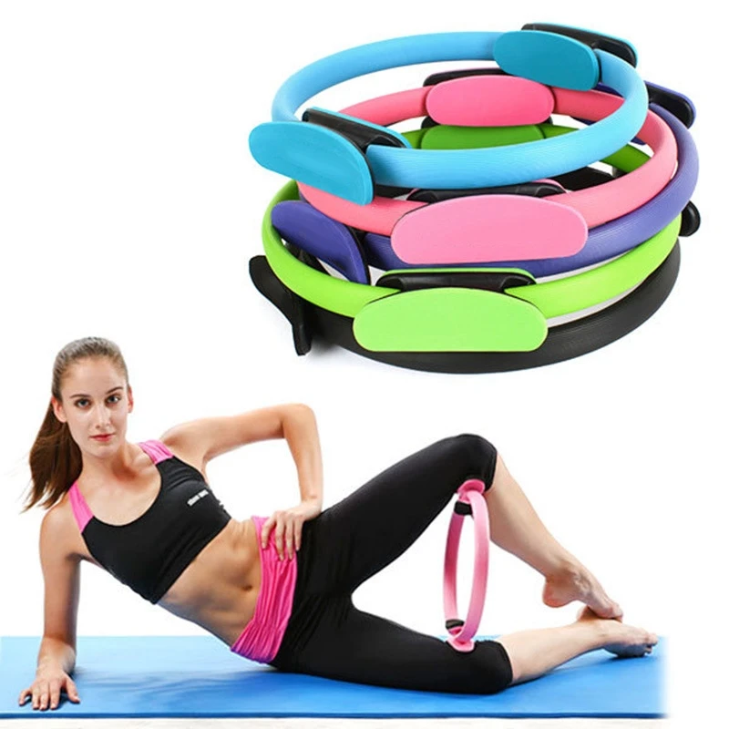 Sporting Home Training Pilates Ring Circle Muscles Exercise Fitness Yoga Gym 