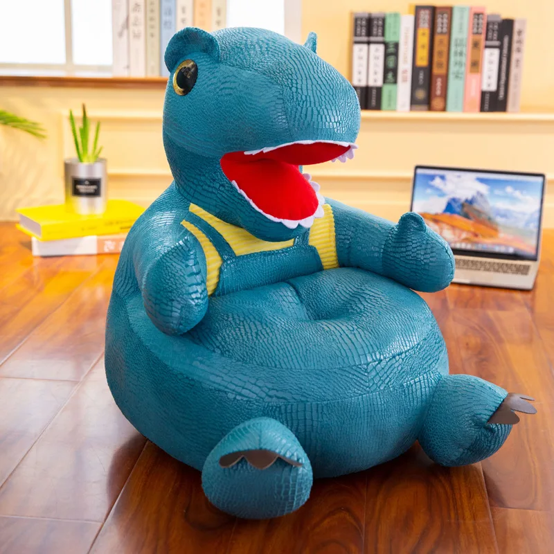 OEM Blue Dinosaur Kids Armchair Read Child Sofa Girl Princess Baby