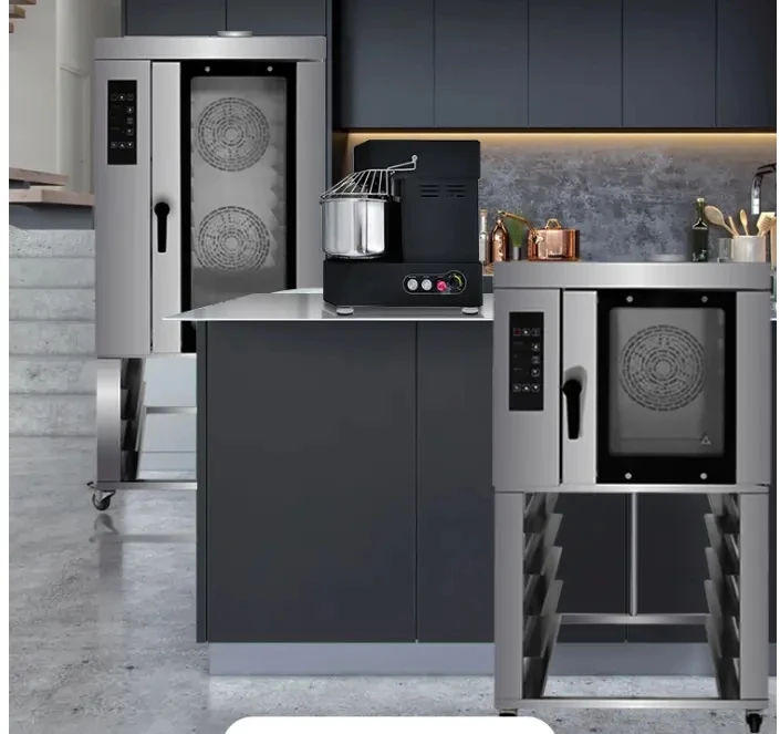 Bread Baking Machine Tabletop Flow Oven Bread Cake Electric Industrial Baking Convection Oven