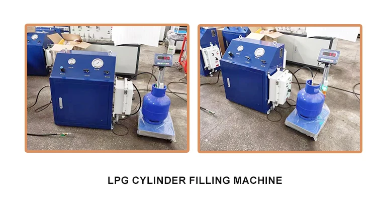 Portable Automatic LPG Filling Machine with LPG Filling Scale for Gas Cylinder Testing Equipment