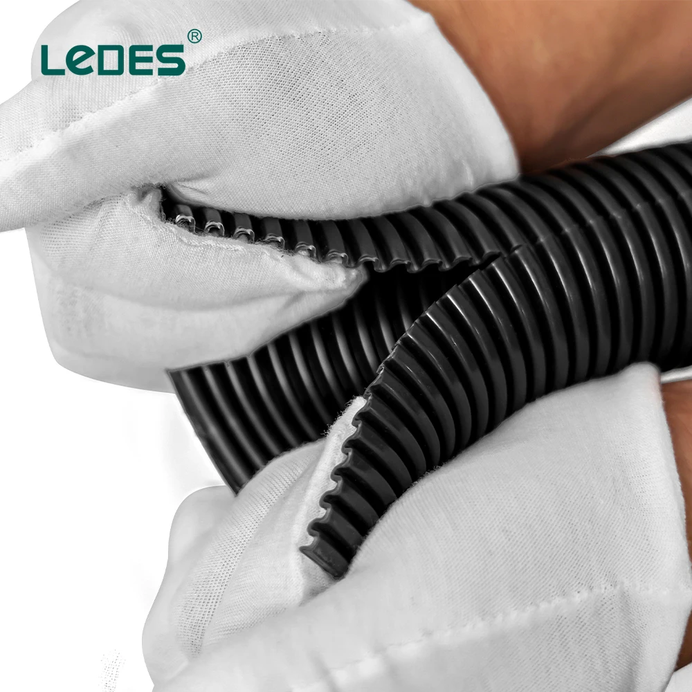Factory HD Solar Corrugated Conduit Split Black Electrical Conduit Pipe 25mm 32mm
