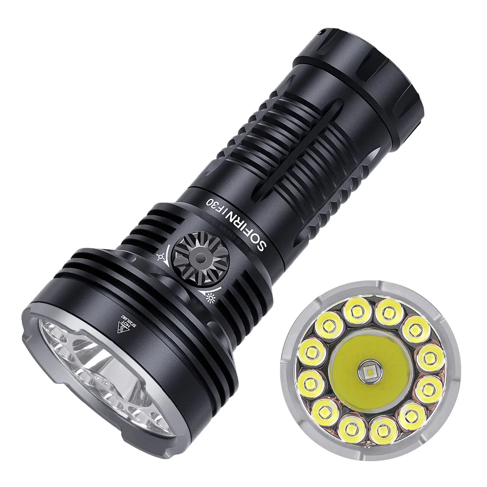 Sofirn IF30 - 12000lm EDC Torch - Bright, Rechargeable, Durable