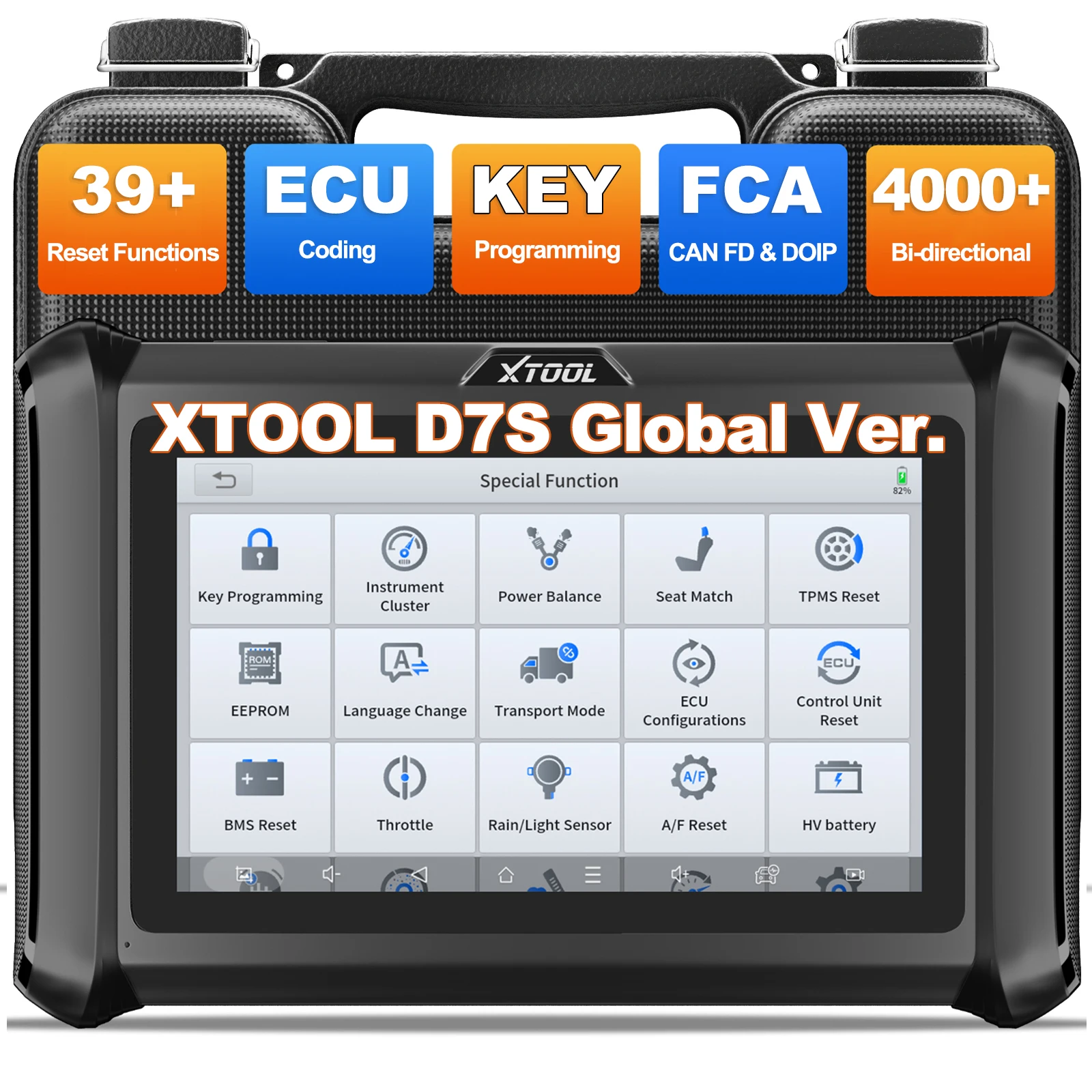 XTOOL D7 V2.0 Automotive Diagnostic Tool All System Scan Tools ECU