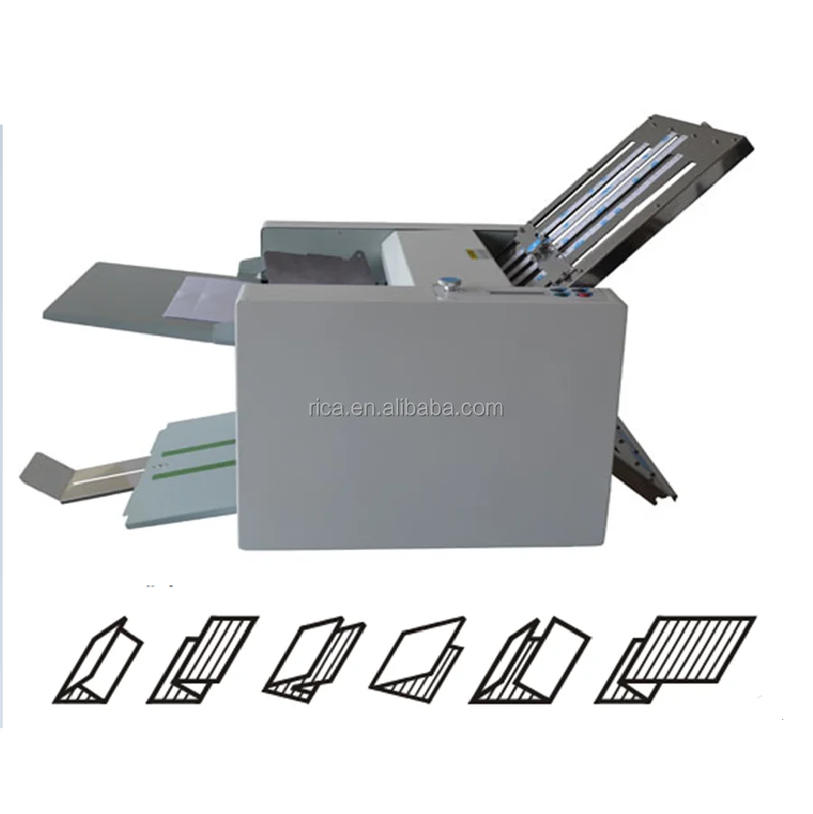 Folding Machine Lineomatic 2 Plates Automatic Paper Bending Folding Machine with Leaflet ...