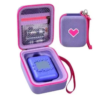 Customized EVA hard shell virtual electronic pet storage bag travel case portable pet game console case suitcase
