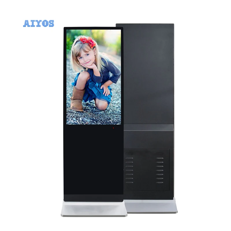 Advertisement LCD Display Board Commercial Display Mobile Portable Digital Signage Advertising Touch Screen Display