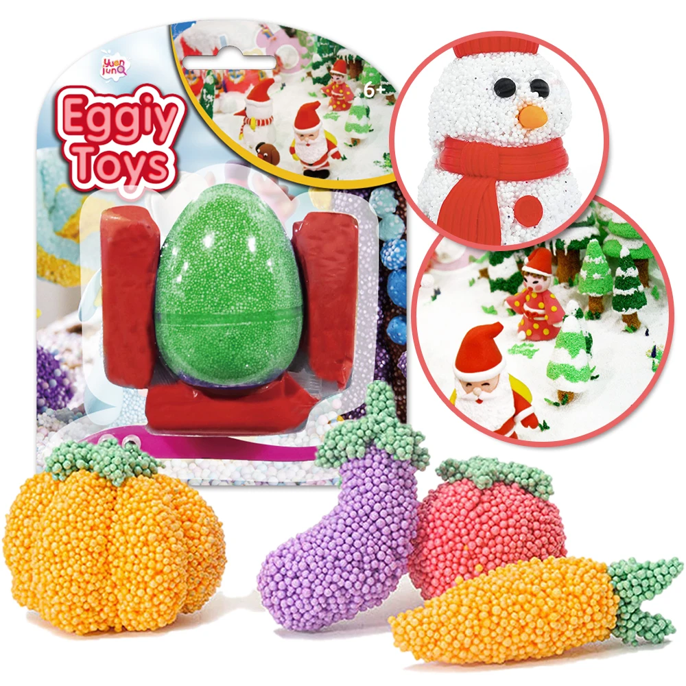 Promotion Multi-Color Diy Snowflake Pearl Foam Clay Putty Magic Play Dough and Clay Kit