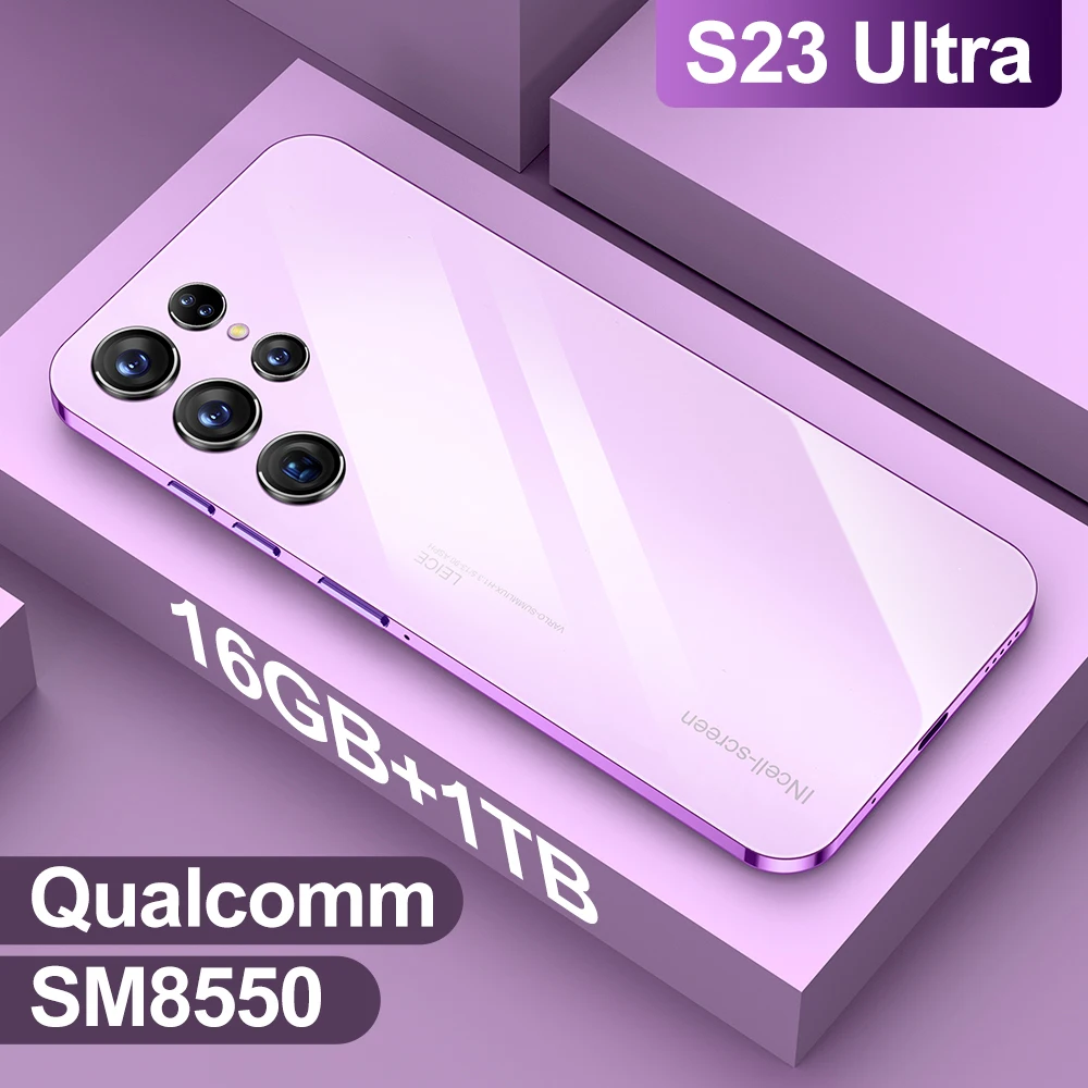 Intelligent Detection Import Mobile Phones From China Chinese Very Small Size Smart Mobile Phone for S23 Ultra 16Gb+1Tb