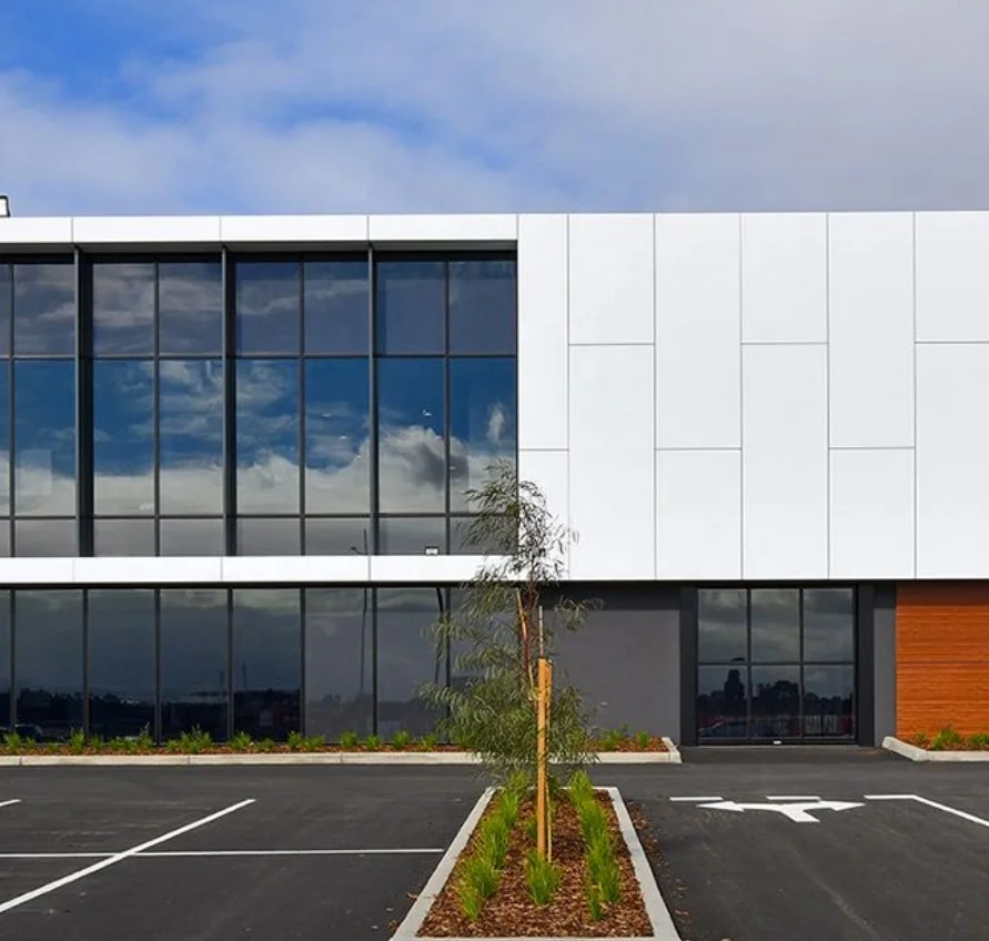 Building Facade System Aluminum Cladding Material, Non - Combustible Aluminium Composite Sheet