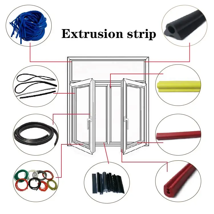 Adhesive Backed Fire/Smoke Silicone Gasket Smoke Seal Self Adhesive Strips Weather Stripping manufacture