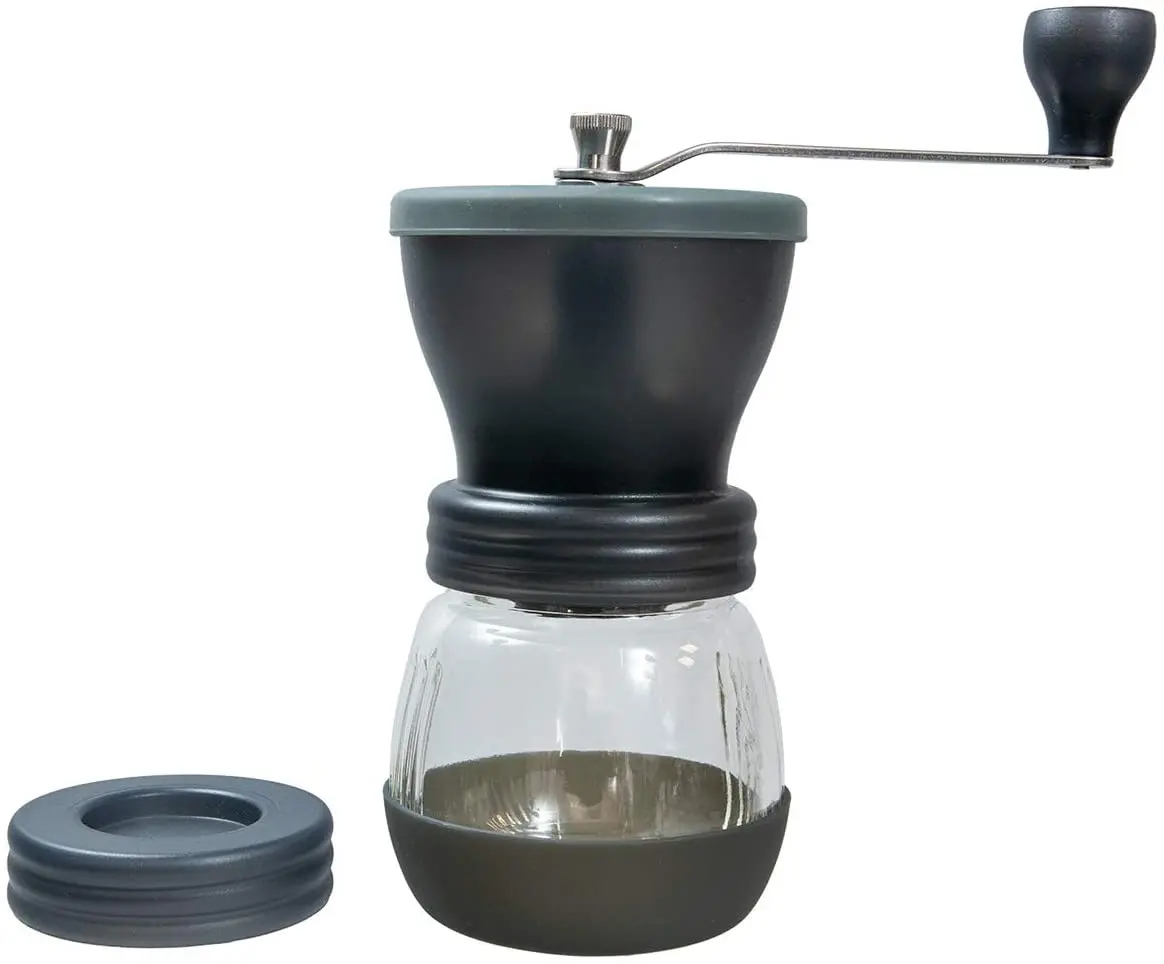 Medium Glass Hand Coffee Grinder With 