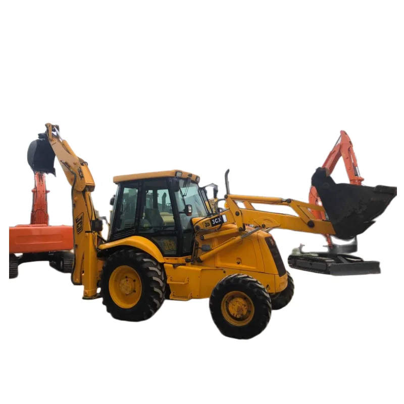 Used Backhoe Loader JCB 3CX/4CX Used/second Hand Original Cheap Backhoe Front Loader in Good Condition