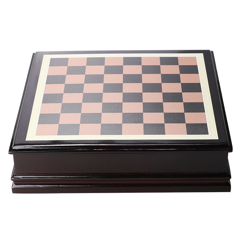 Walnut Maple Classical Tiroir Chess Board Storage