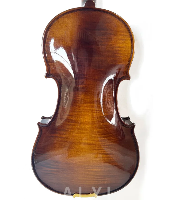 Maple Instruments Wholesale Flame Maple Professional Violin Instrument 4/4 Kit