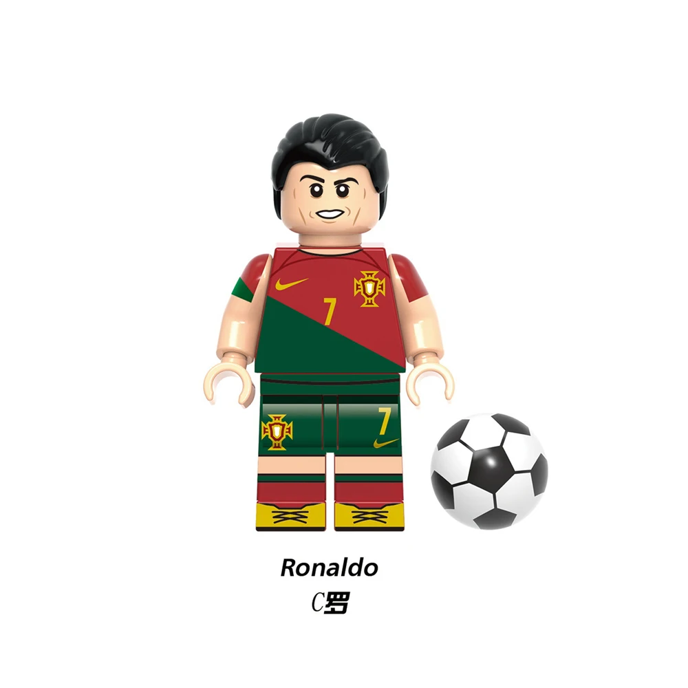Hot Selling Collection Diy Building Block Football Action Figure Mini
