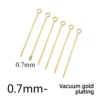 07 wire diameter - gold