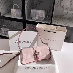 High Quality Customizable PU Oblique Shoulder Bag for Women Summer Fashionable Lady's Messenger Design Guangzhou Factory