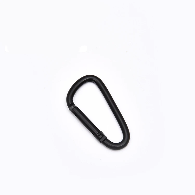 Оптовая продажа индивидуальный логотип 5 # карабин из алюминиевого сплава цветной крепкий для скалолазания